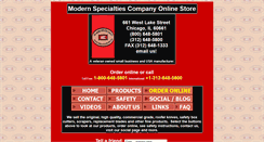 Desktop Screenshot of modernspecialties.com