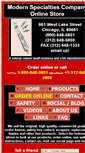 Mobile Screenshot of modernspecialties.com